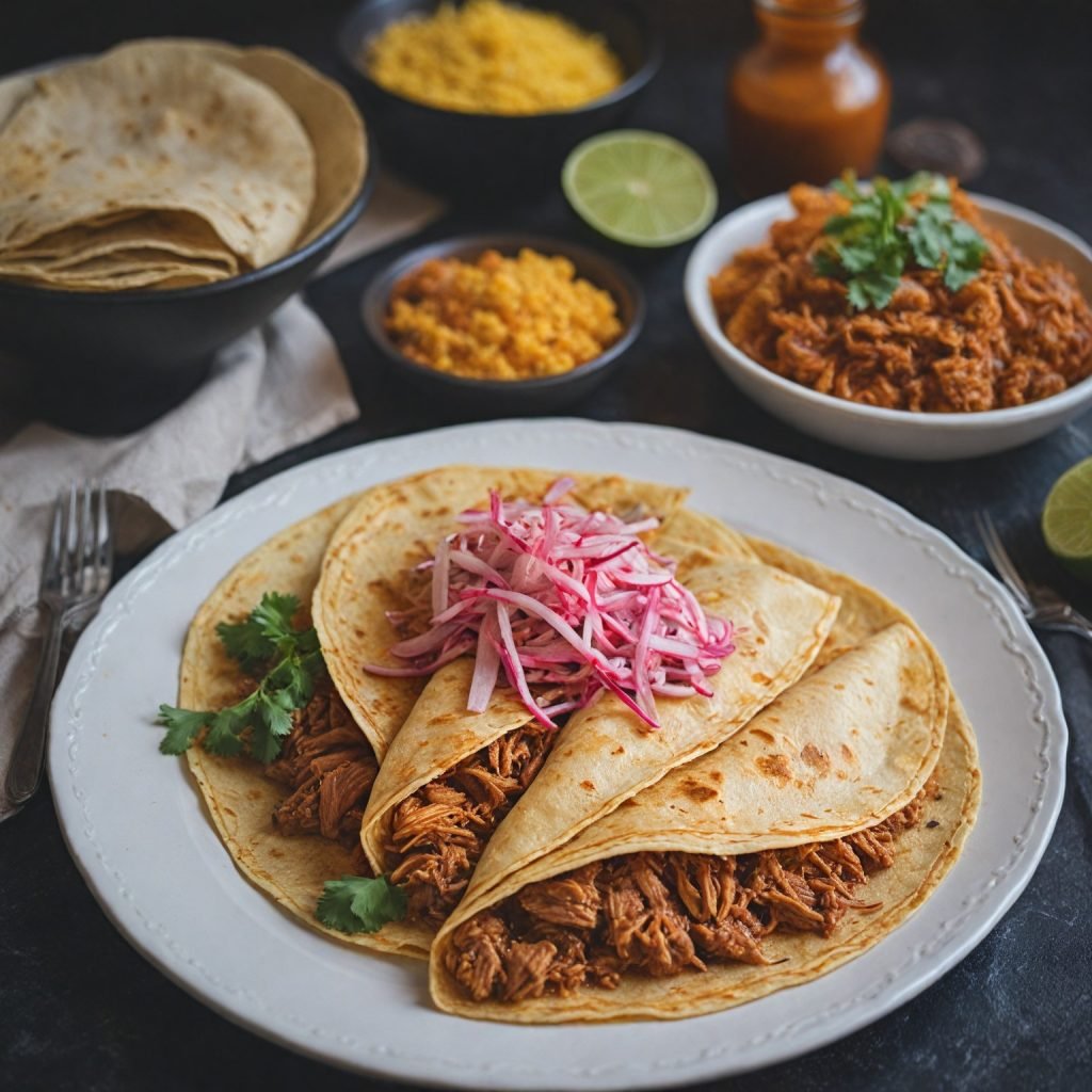 Cochinita Pibil Crêpes Cochinita Pibil Crêpes