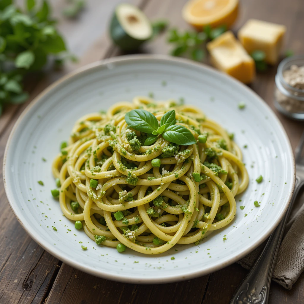 Trofie al Pesto
Handmade pasta with fresh basil pesto