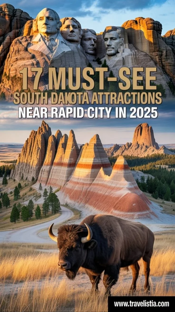 Scenic view of a South Dakota hotspot near Rapid City, perfect for travel enthusiasts.