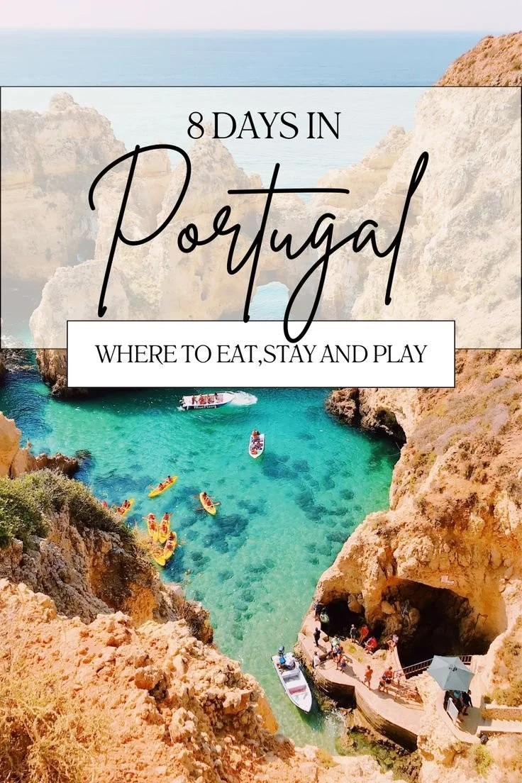 Scenic view of Portugal's coastline during an 8-day travel adventure