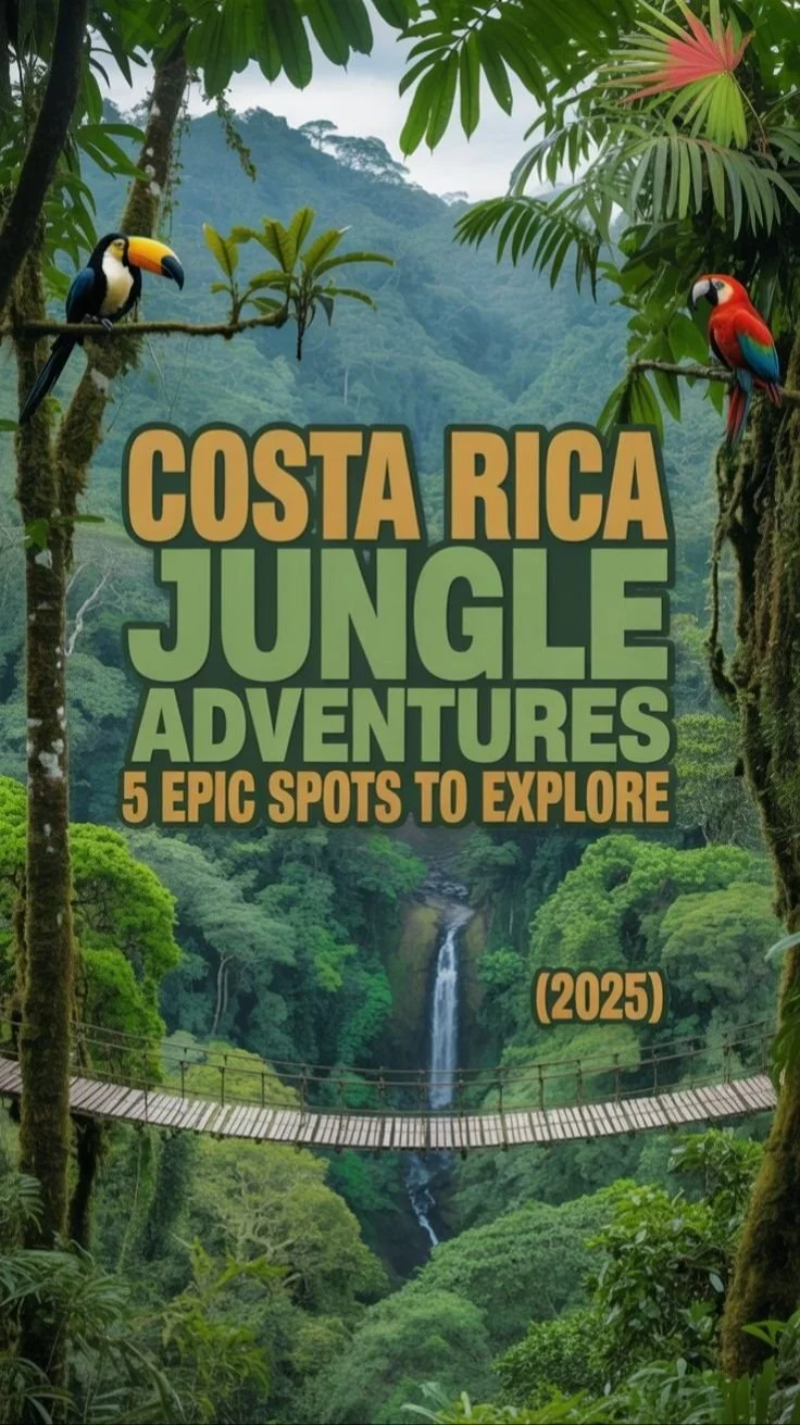 Costa Rica Jungle Adventures: 5 epic spots for exploring nature and wildlife.