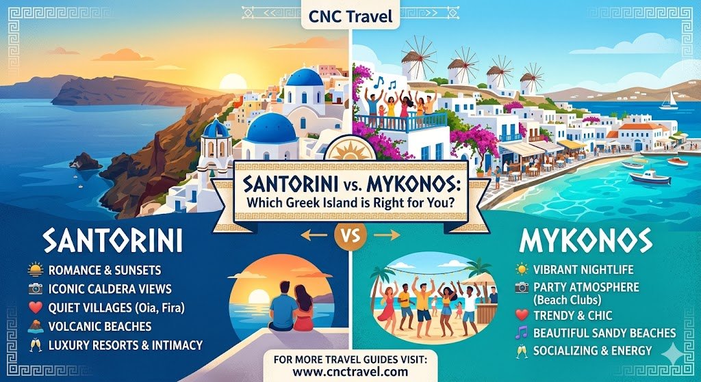 Santorini vs. Mykonos: Which Greek Island is Right for You?